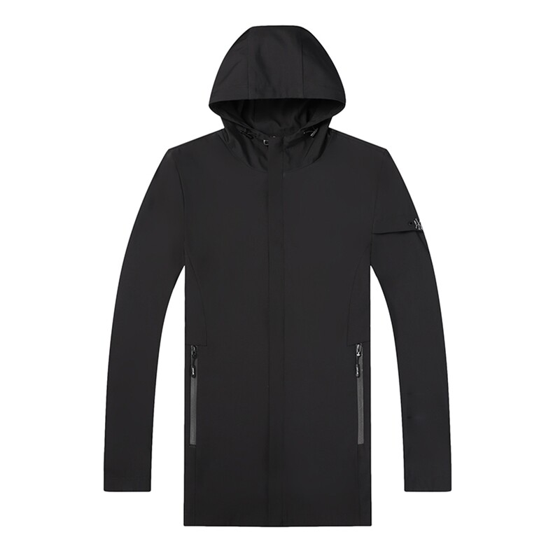 中年男士连帽风衣中年爸爸外套休闲夹克男装上衣HPN88603-P190图片