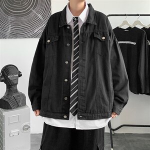 复古港风情侣牛仔外套春秋季百搭夹克2021新款潮流上衣
W1479-P56图片