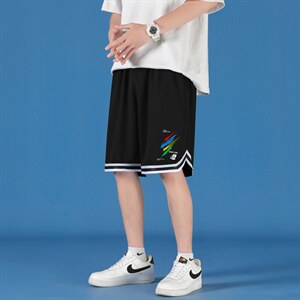 ！2023夏季薄款男士运动短裤冰丝宽松篮球速干五分裤DK11P25,男装休闲裤,电商B220