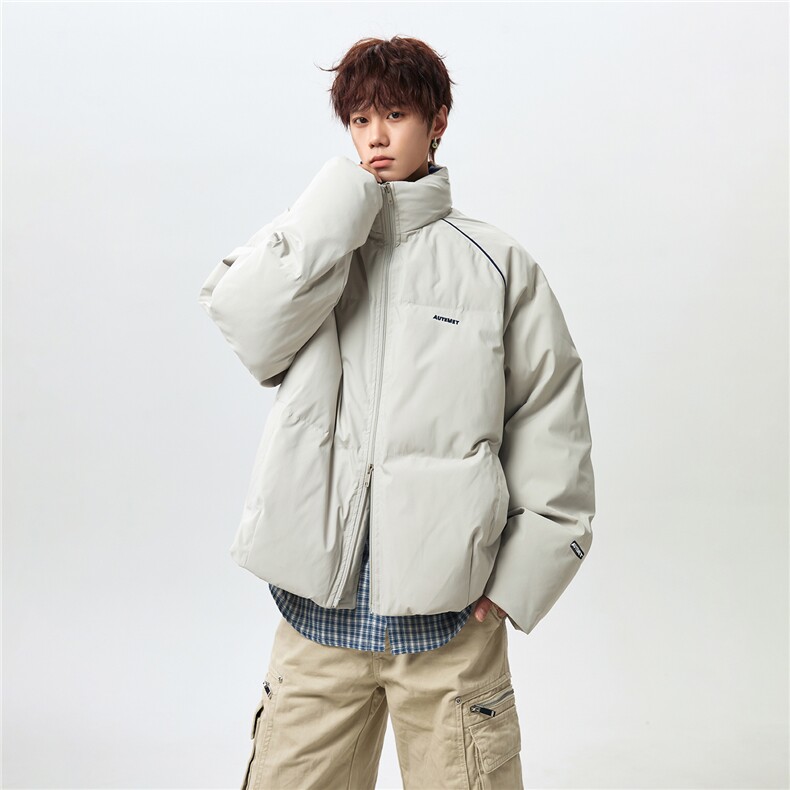 美式潮牌立领棉服男女短款棉衣外套宽松226-3-MY6616-P125限188，男装棉衣，星座226-3