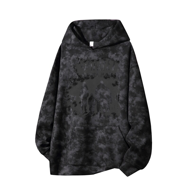 得物供货、重磅420克现货麂皮绒扎染卫衣HD019-1-WL25411ZR-P45,男装卫衣,电商019-1