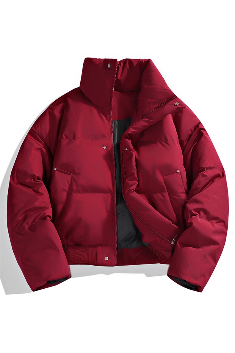 冬季clean纯色棉服潮流中性加厚短款棉衣HZ8816-特P68不议价,男装棉衣,星座610B-1