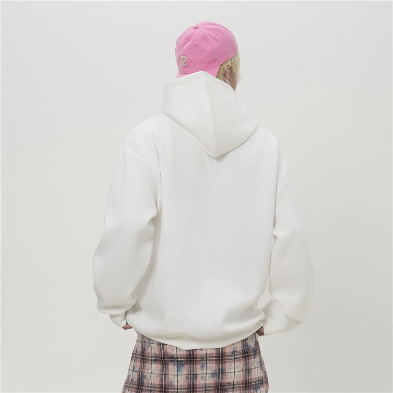 美式设计感字母打珠宽松连帽情侣卫衣外套1015-WY358-P85,女装短外套,四季星座1015