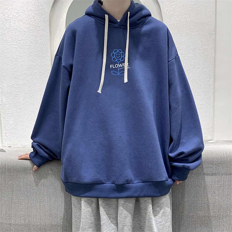 纯棉连帽卫衣男大码运动帽衫宽松薄WY2274-P35,男装卫衣,电商A040