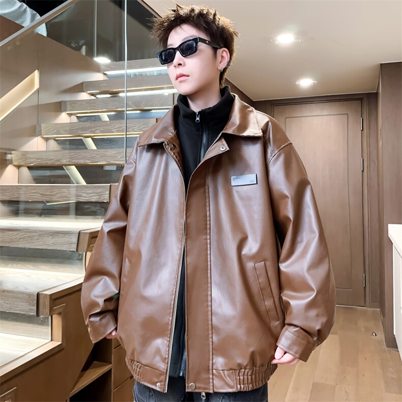 三合一加绒加厚皮棉衣男士贴标棉服棉袄翻领潮A266-PYT0061-P115图片