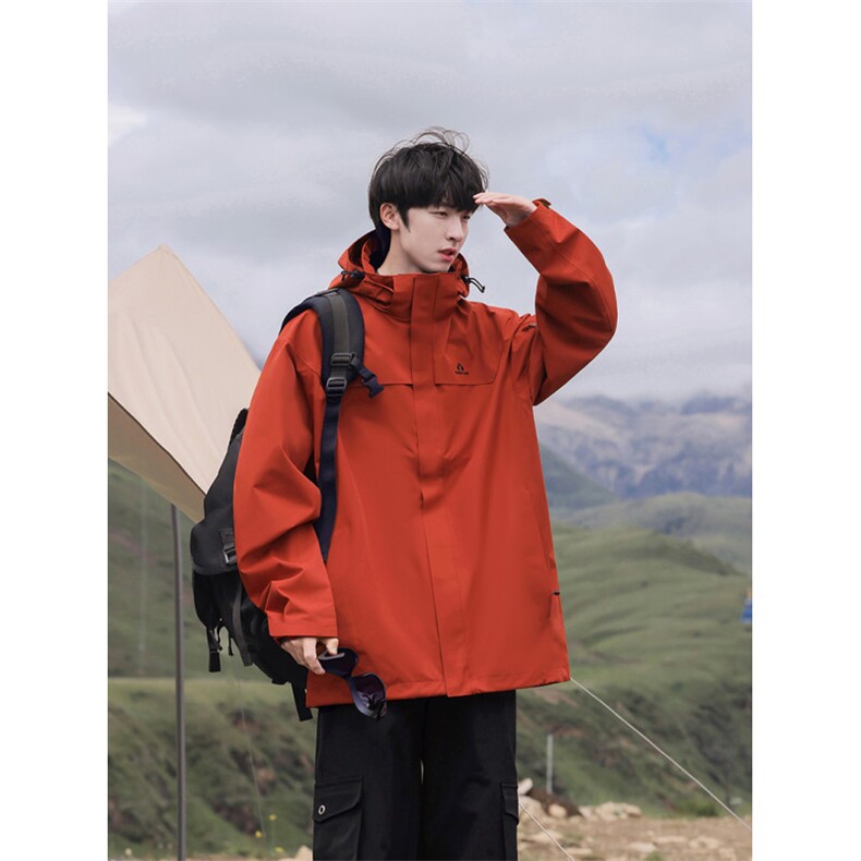 618B-1-DY17-户外三合一硬壳冲锋衣外套男山系美式夹克潮P78控108图片
