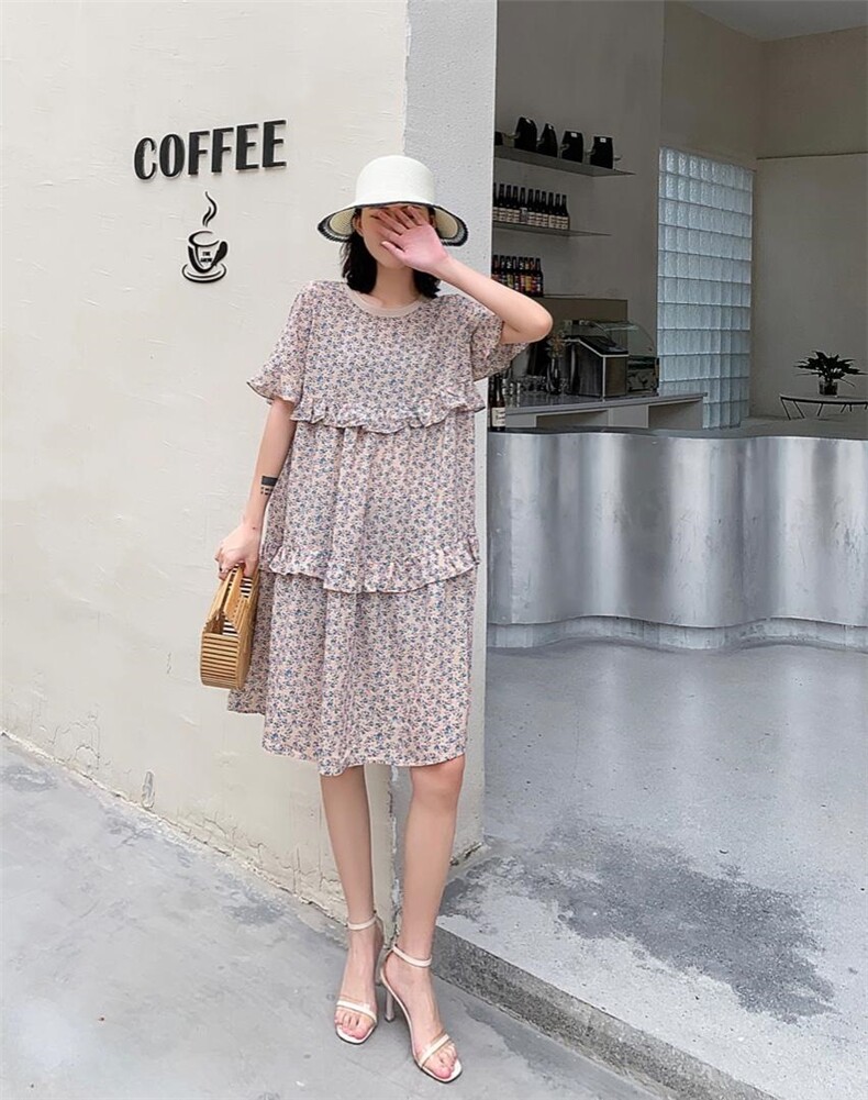 【现货】新款夏季仿面料连衣裙，女装连衣裙，得瑟空间