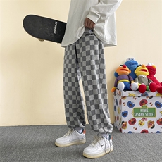 703-1-K280-P45秋季男女棋盘格休闲裤，男装休闲裤，星座703-1