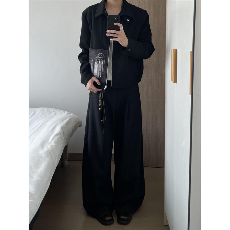 【有货】cleanfit短款贴布夹克男高级感痞帅外套G17CC-特P75,男装夹克,星座1007（原301D）