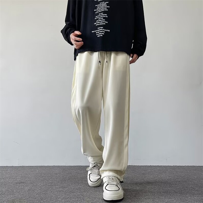 格卫裤男2024春季新款宽松直筒休闲长裤高端运动裤子潮流M545/P38图片