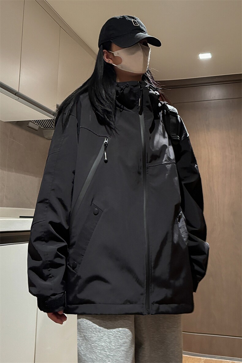 【直播】防水冲锋衣2024春季中性风外套夹克女C2334-TP85控价118,男装夹克,电商A102-1