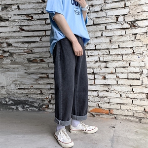 NK3002-P48 基础百搭牛仔裤男士直筒裤男裤长裤子男小脚裤图片