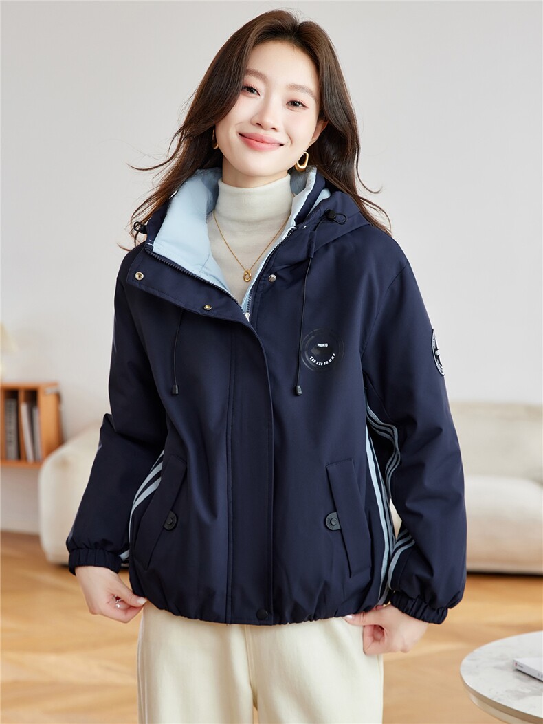 现货！2025年冬季加厚棉衣女时尚大气,女装棉衣/棉服,沐七七