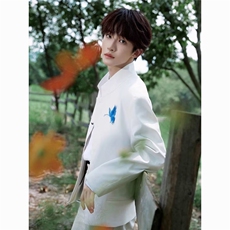 【现货】DXZ87-批75风西装男高级感重工艺蝴蝶刺绣新中式西服，男装西服，星座603-2