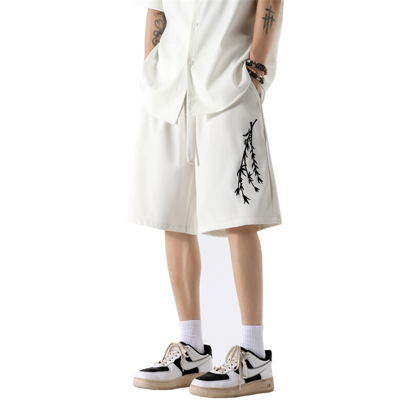 量大优供视频冰丝风刺绣短裤DK18m-5XL特P25,男装牛仔裤,电商B325