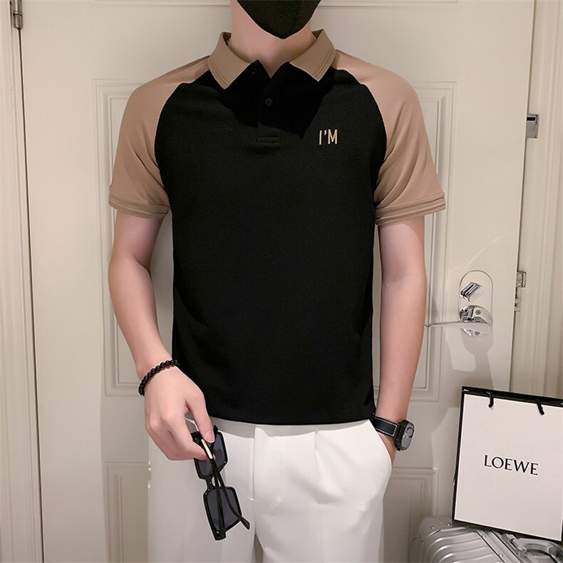 夏季小伙简约休闲POLO衫男刺绣保罗衫301A-1/PL62/P50图片