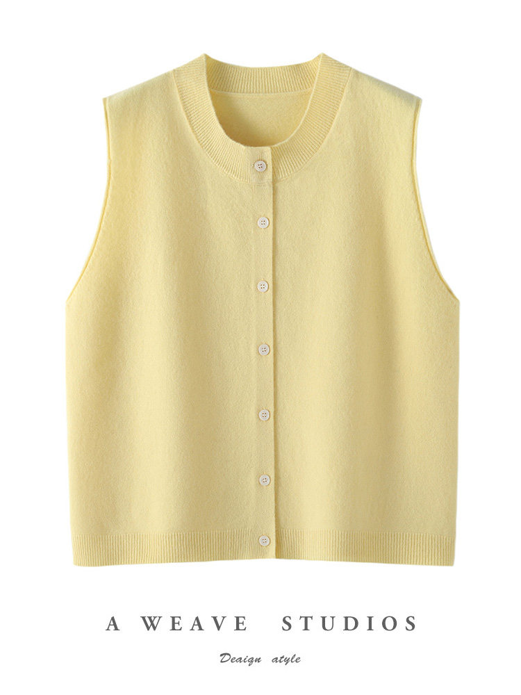 2025年秋季时髦洋气舒适日常，女装背心吊带，美斯格特羊绒