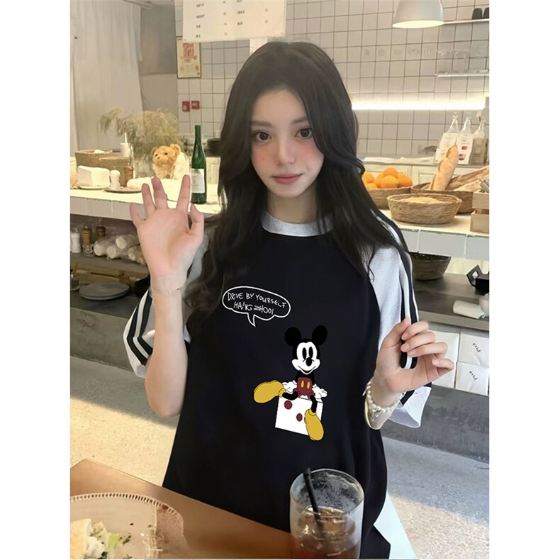 抖音得物品质二开240克宽松纯棉美式潮牌插肩三杠织带短袖T恤,男装T恤,电商A486