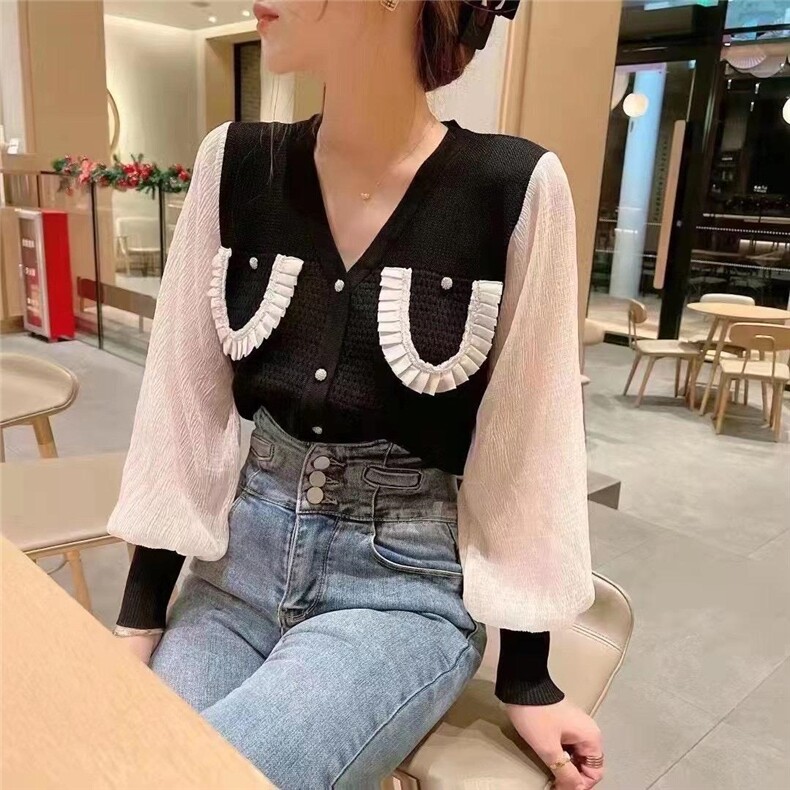 春装拼接小衫，其它，梦由