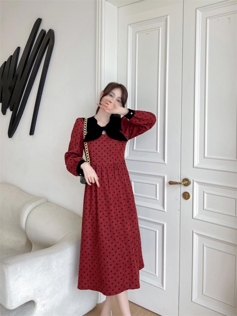 秋装新款连衣裙，女装连衣裙，琴菲儿