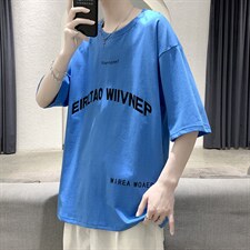 夏季短袖T恤男潮流时尚休闲港风t恤衫A210-A8313-P25，男装T恤，星座210-3
