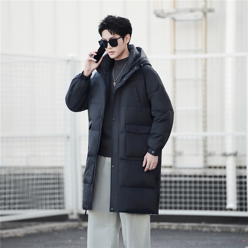 天台景中长款羽绒服男控券后价308,男装羽绒服,电商B321-1