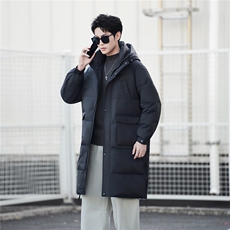 天台景中长款羽绒服男控券后价308，男装羽绒服，电商B321-1
