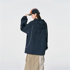 UPF50+有报告凉感轻薄透气宽松大码潮流防晒服DQC657-P48，男装防晒衣，电商B306