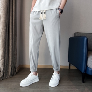 大夏季冰丝空调裤九分裤男小脚裤---A210-DYK8100-P45图片