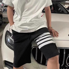 华夫格短裤男女夏季薄款美式复古跑步运动裤子潮流宽松休闲五分裤，男装牛仔裤，四季星座505