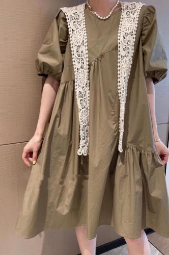 ZCL610欧洲站2021夏季新款韩版时尚配蕾丝披肩气质淑女,女装,L·H·X
