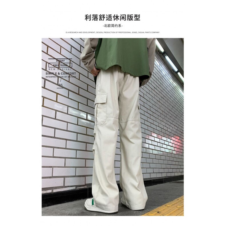 AK2098-P40美式复古新款宽松薄款休闲工装裤,女装休闲裤,星座617A-2