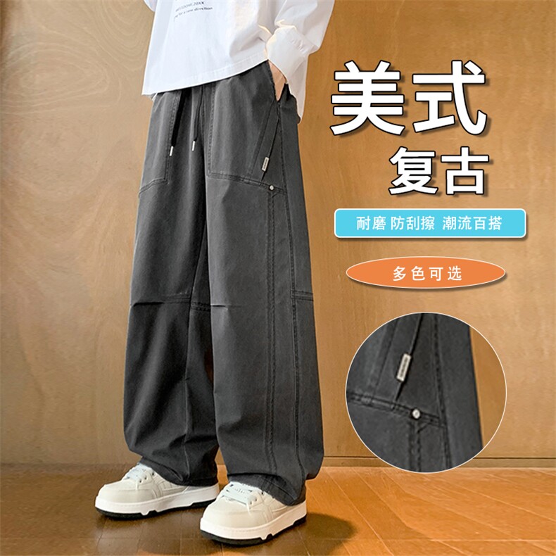 伞兵裤男士潮流百搭户外休闲工装裤 K253-P45 控89图片