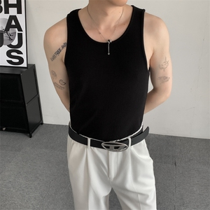 2024高档弹力天丝凉感舒弹显瘦百搭打底显身材莱赛尔纤维男女背心图片