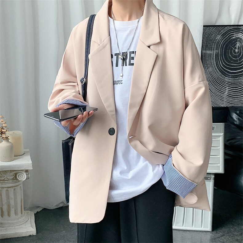 2023春季新款西装外套男炸街潮流港风X483P50,男装西服,星座1116-2