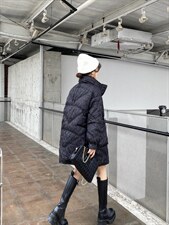 长款羽绒服，女装羽绒服，玉米青豆