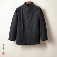 秋冬新款风男装汉服领男士棉衣HM13P130，男装棉衣，钱塘802