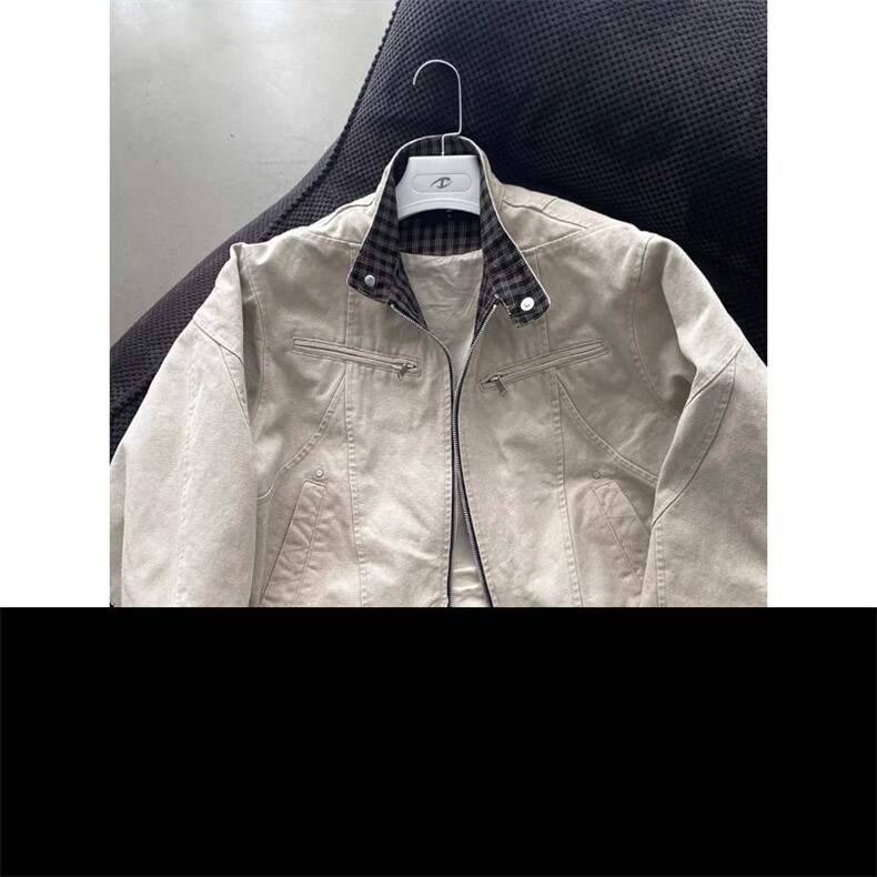 网图慎用重工哈灵顿夹克二代帆布立领外套XZ514-2-JK092-P60,男装夹克,星座514-2(原B239)