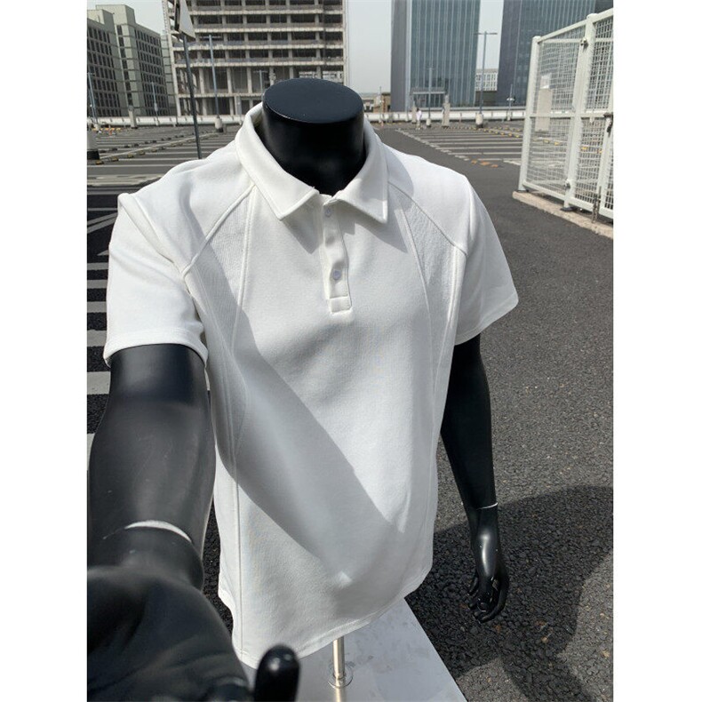 XZ809A/WWWT04/特P24/控48260克重磅曼巴棉美式复古POLO衫T恤,男装Polo衫,星座809A(原222-1)