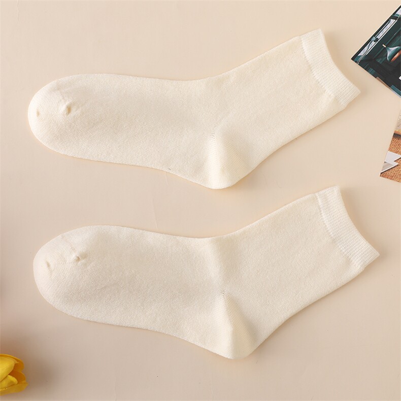 2025时尚百搭通勤简约想羊绒混纺中筒袜，袜子，天盛羊绒