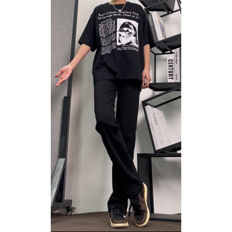 现货抖音品质黑色弹力修身直筒牛仔裤量大价格还可谈!,男装牛仔裤,星座310A-4
