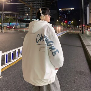 2024港风情侣款连帽棉衣男宽松棉服棉袄面包服冬装外套 3316-P70图片