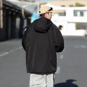 潮牌机能风拉链连帽冲锋衣夹克男女设计感宽松休闲外套J7264-P55图片