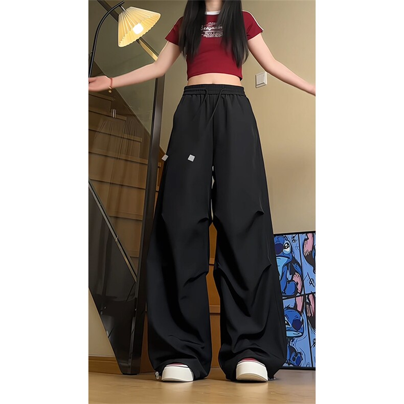 主推大货~夏季冰丝速干休闲裤宽松阔腿街舞伞兵裤A531特P35,男装休闲裤,电商A309