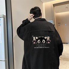 牛仔夹克男大码牛仔外套男茄克NJ77389-P60，男装夹克，电商A040