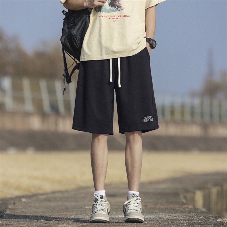 休闲短裤男直筒宽松韩版潮流潮牌五分裤子XD1713特批29,男装牛仔裤,星座718
