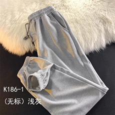 卫裤秋季华夫格男士卫裤ins束脚裤K186P30，男装休闲裤，星座1107-1