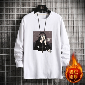 TX3122-P25 加绒-P35 纯长袖t恤男大码圆领打底衫体恤上衣服图片