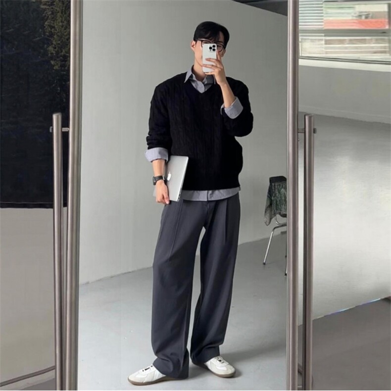 百搭男士垂感休闲西裤K232/P75控118,男装西裤,电商A242