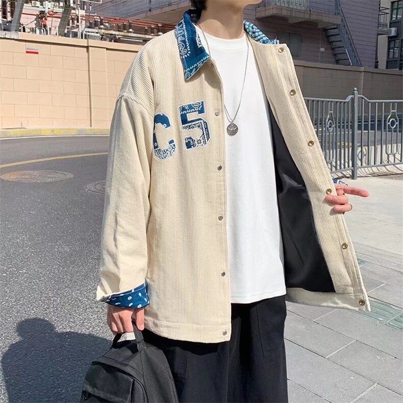 潮流夹克潮男春季双层灯芯绒外套YT51P57,男装夹克,星座1116-2